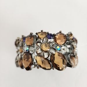 Vintage Faux stone bangle bracelet